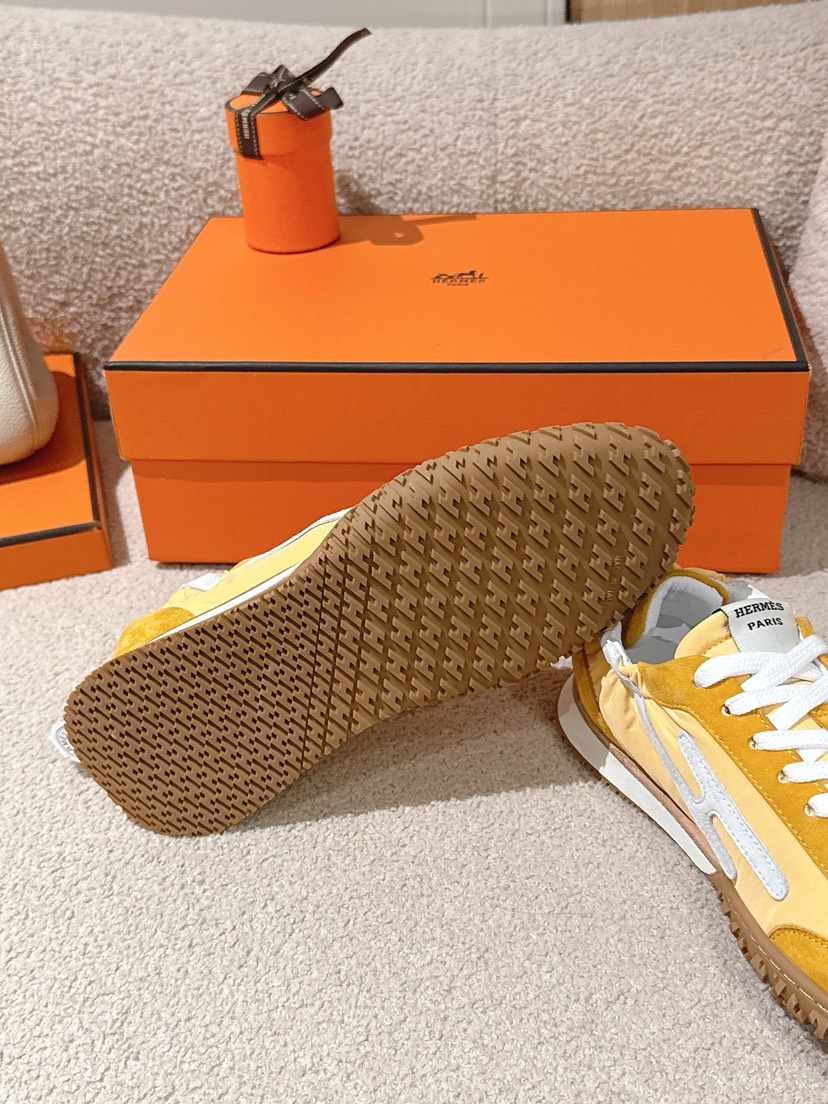エルメス「Hermès」エルメス ガニーシューズ / レザースニーカー