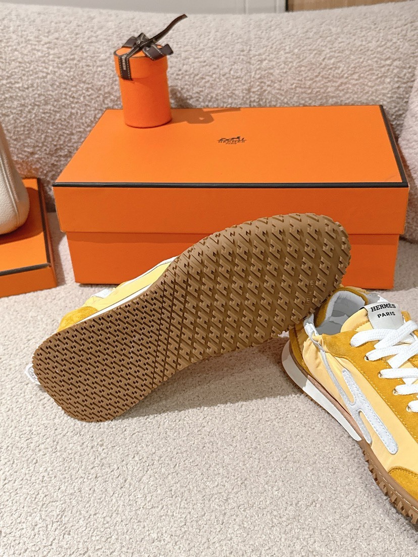 エルメス「Hermès」エルメス ガニーシューズ / レザースニーカー