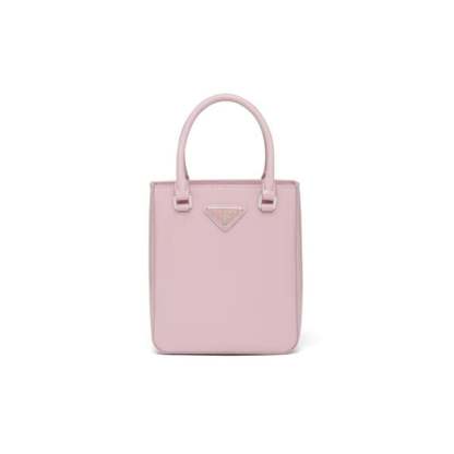 PRADA「プラダ」 スモール ブラッシュドレザー トートバッグ ブラック 5色