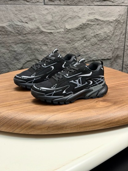 ルイ・ヴィトン「Louis Vuitton」ルイ・ヴィトン ラン 2.0 スニーカー / レザーメッシュスニーカー