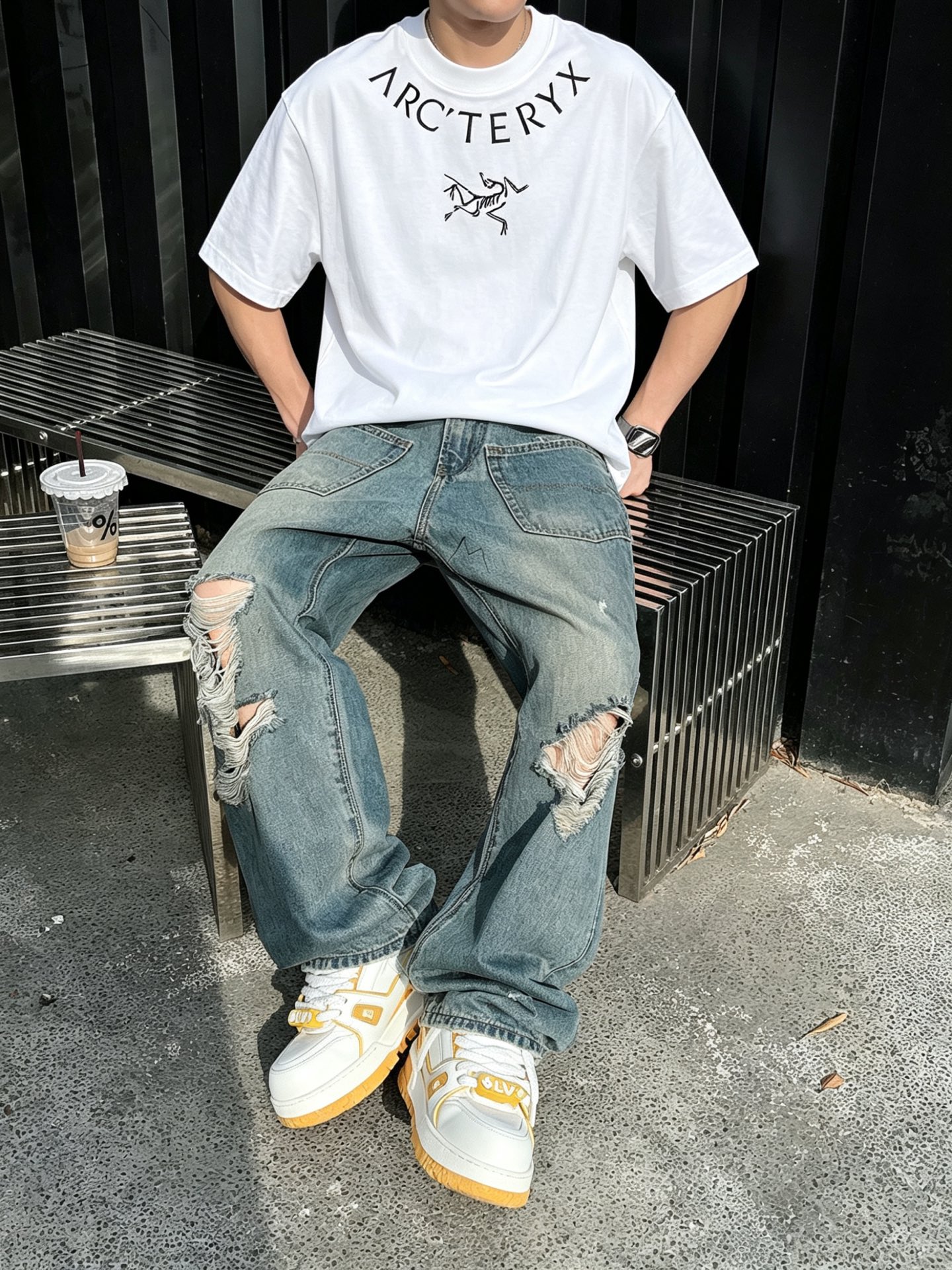 アークテリクス「ARC'TERYX」ロゴプリントTシャツ / ショートスリーブ クルーネック