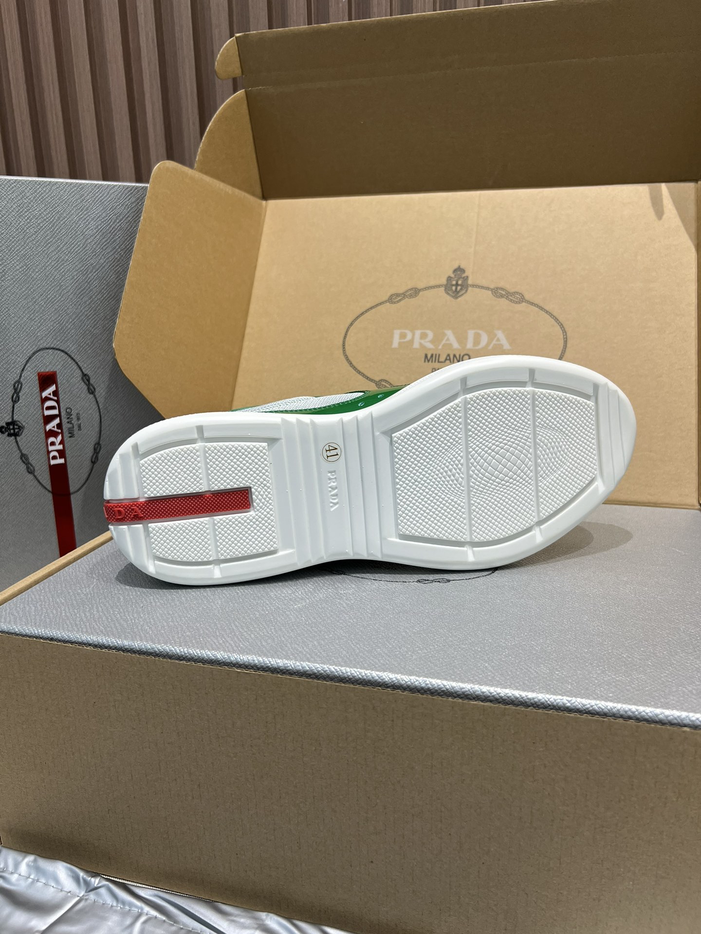 プラダ「Prada」プラダ アメリカスカップ スニーカー / ユニセックスレザースニーカー