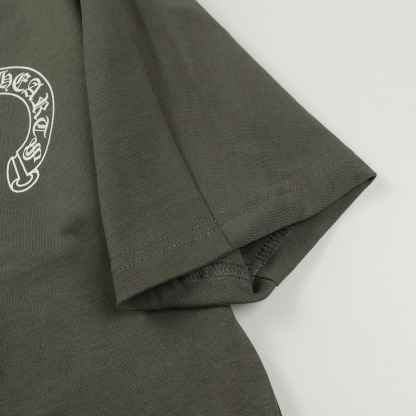 クロムハーツ「Chrome Hearts」サンスクリットプリント オーバーサイズTシャツ + 半袖カットソー