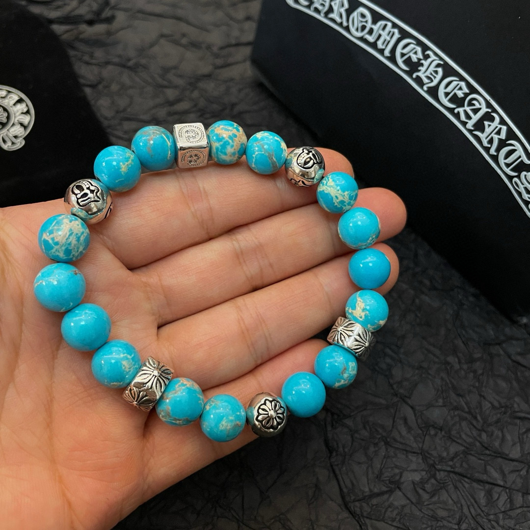 クロムハーツ「Chrome Hearts」ブレスレット - ヴィンテージ＆ロックテイスト ペア用