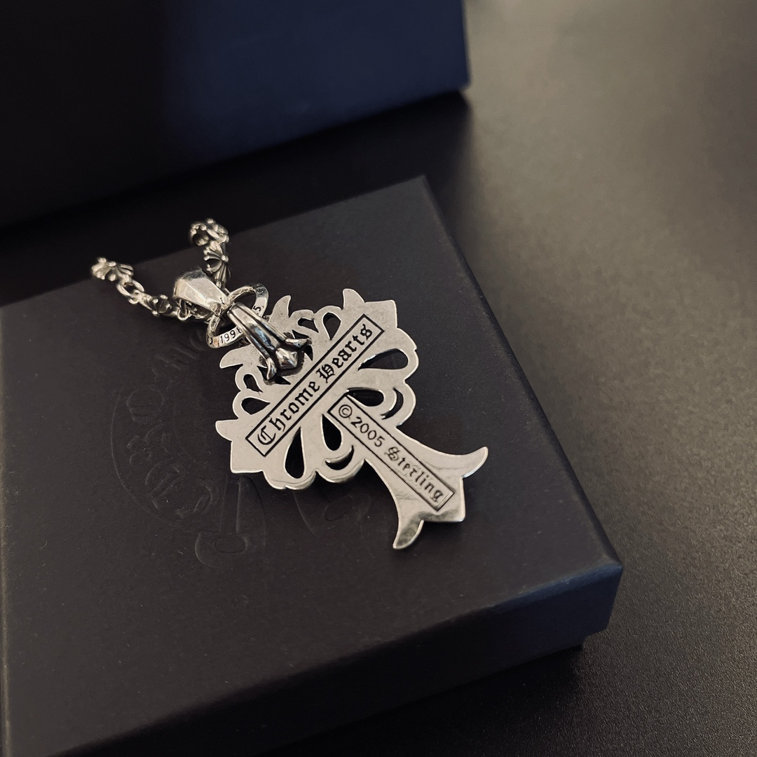 クロムハーツ「Chrome Hearts」シンプルペンダントネックレス - ユニセックス