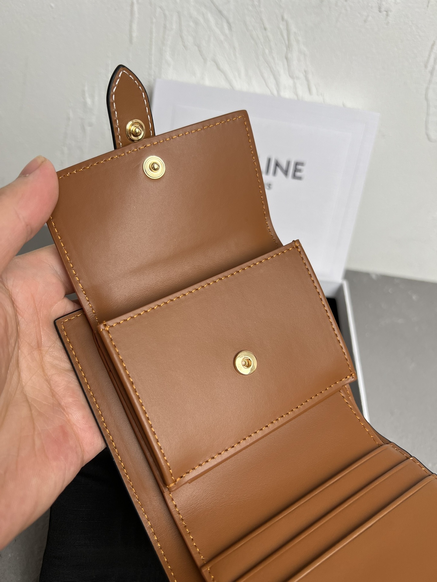 セリーヌ(Celine)ジュエリーポーチ / トリオンフキャンバス＆カーフスキン