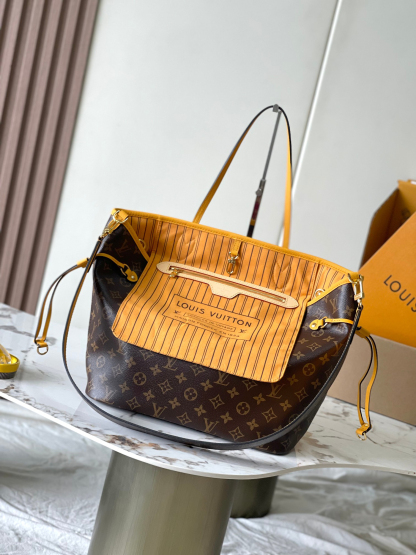 ルイ・ヴィトン「Louis Vuitton」Neverfull Bandoulière Inside Out GM ハンドバッグ
