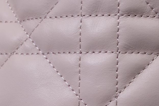 ディオール「Dior」Toujours ハンドバッグ センター（ラベンダーピンク カーフレザー）