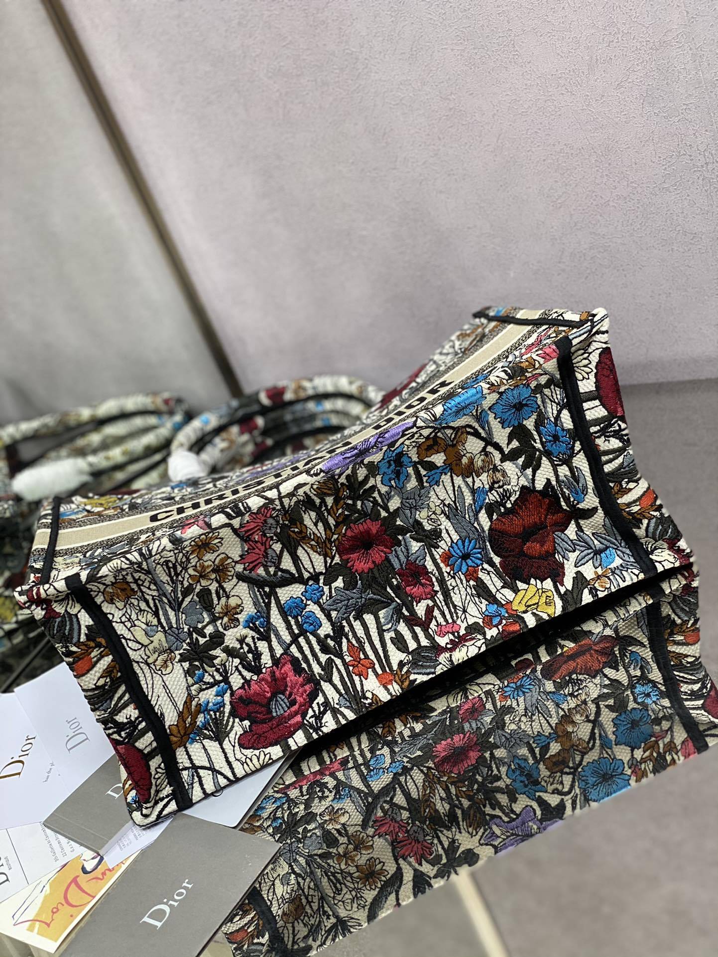 ディオール「Dior」Book Tote トランペット ショッピングトートバッグ
