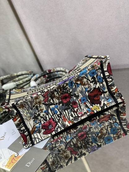 ディオール「Dior」Book Tote トランペット ショッピングトートバッグ