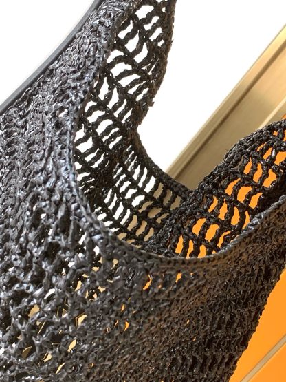 サンローラン「Saint Laurent」OXALIS ラフィア ショルダーバッグ