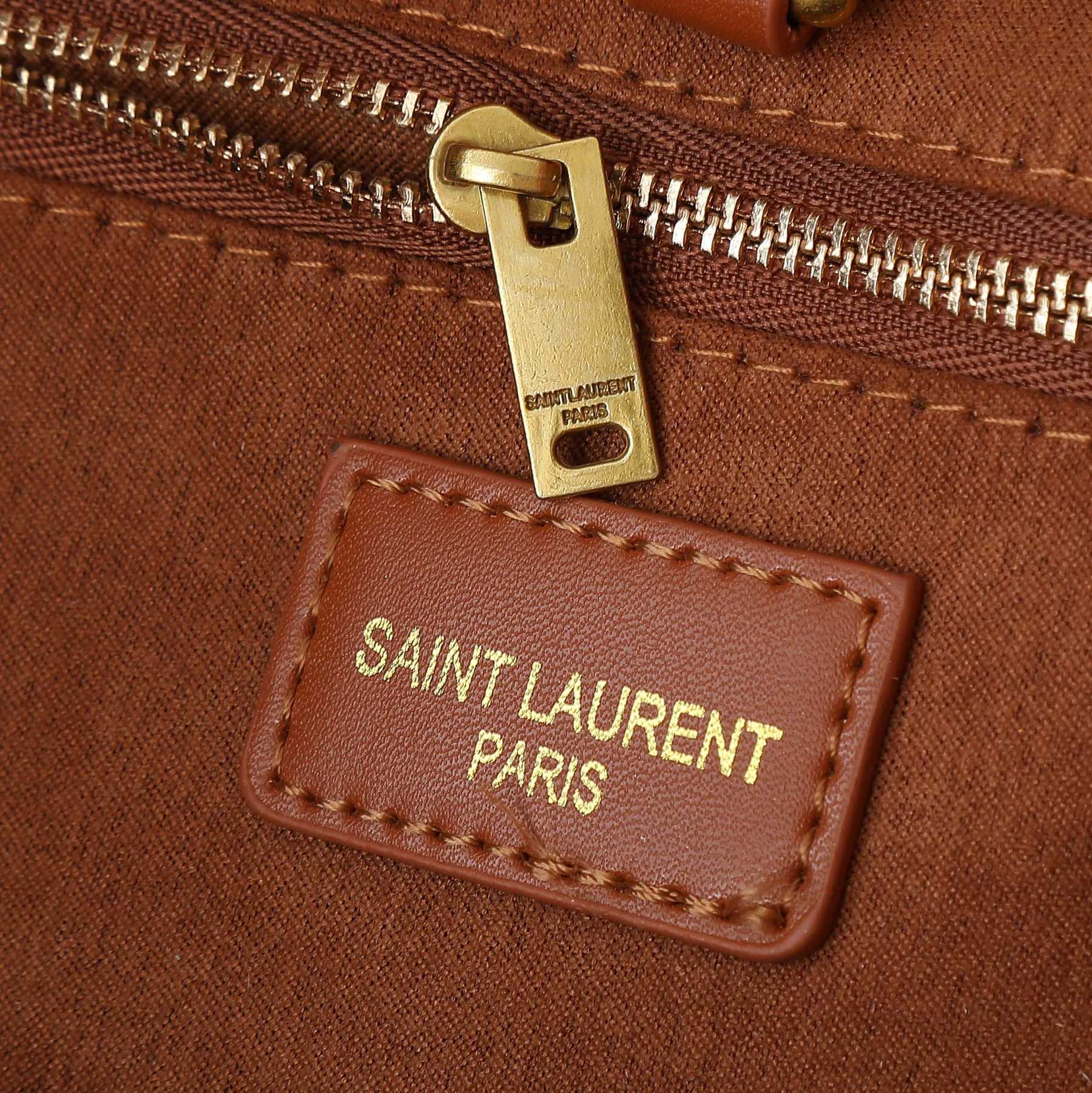 サンローラン「Saint Laurent」ICARE ラフィア トートバッグ