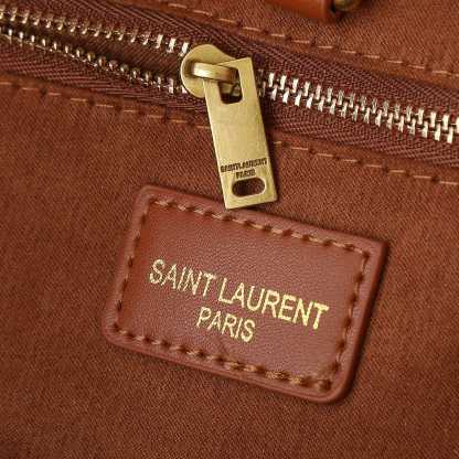 サンローラン「Saint Laurent」ICARE ラフィア トートバッグ