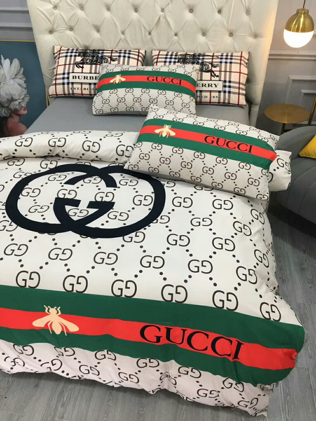 グッチ「Gucci」プレミアムコットン デジタルプリント 4点セット