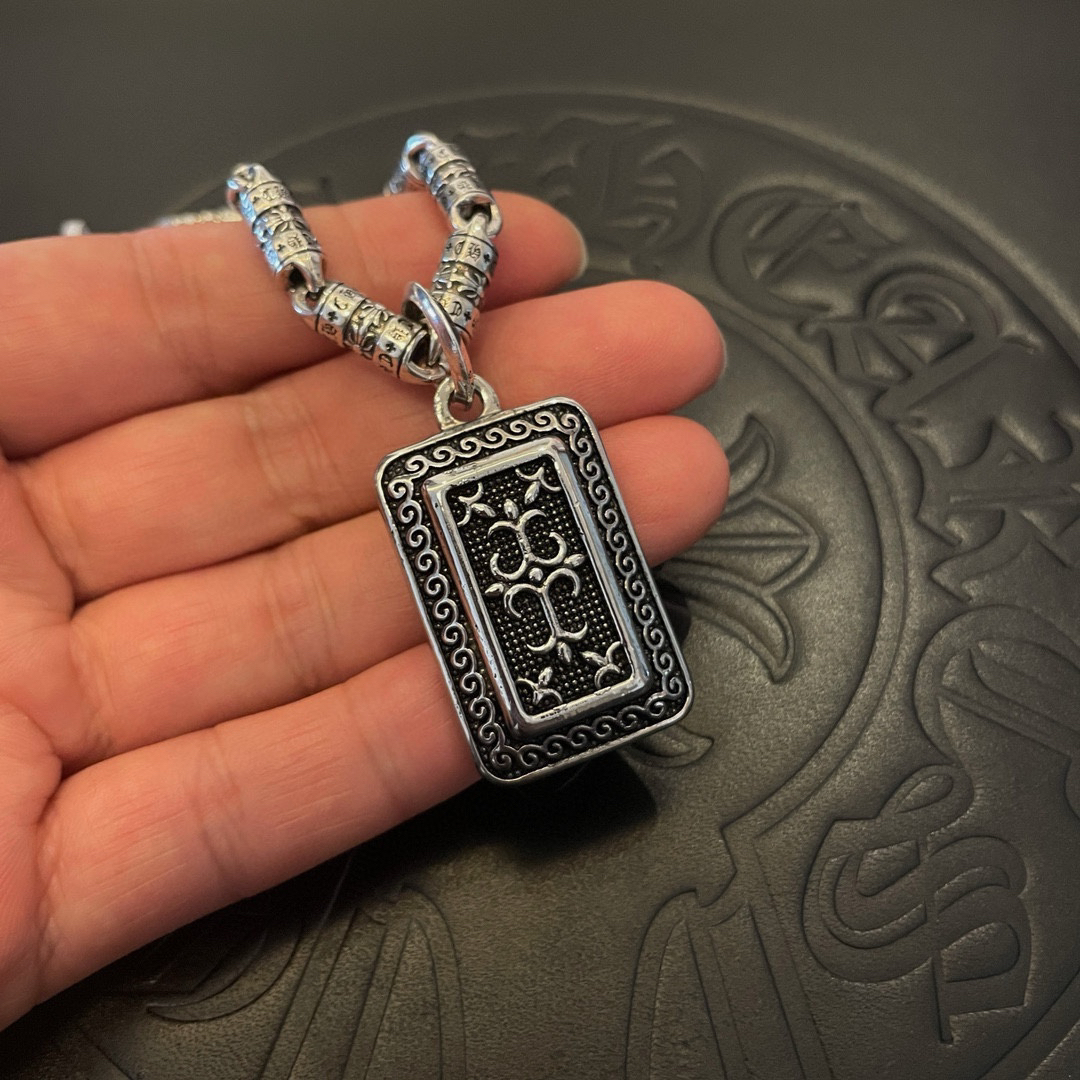 クロムハーツ「Chrome Hearts」クラシック ペンダントネックレス - 男女兼用