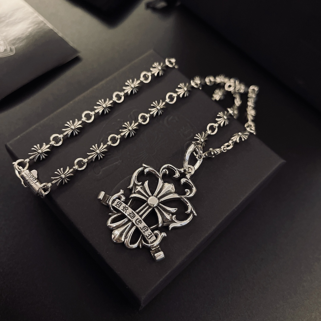 クロムハーツ「Chrome Hearts」シンプルペンダントネックレス - ユニセックス