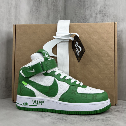 「コラボモデル」Louis Vuitton x Off-White x Nike Air Force 1 High スニーカー