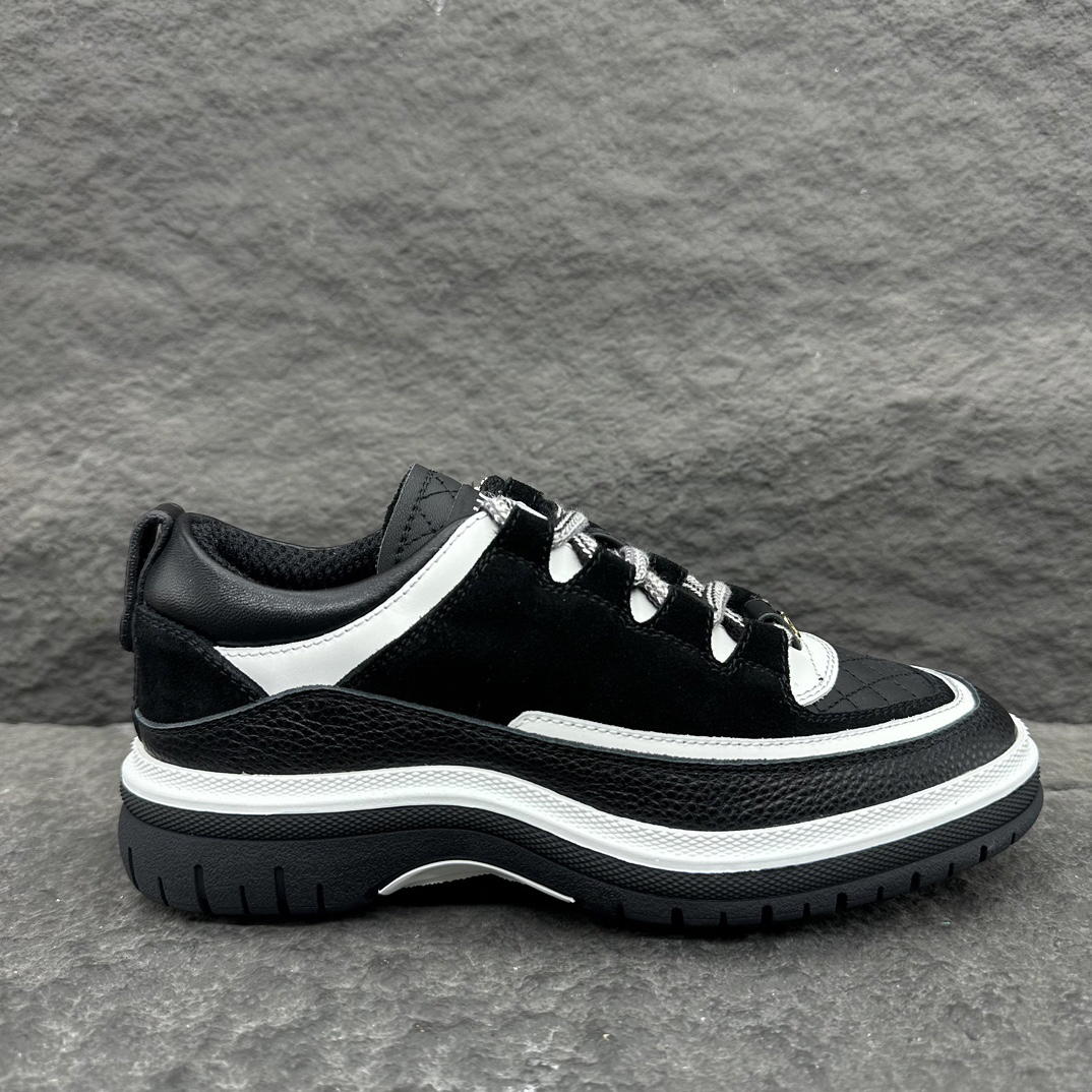 シャネル［Chanel］24C スエード×ラムレザー×カーフレザー プレミアムスニーカー