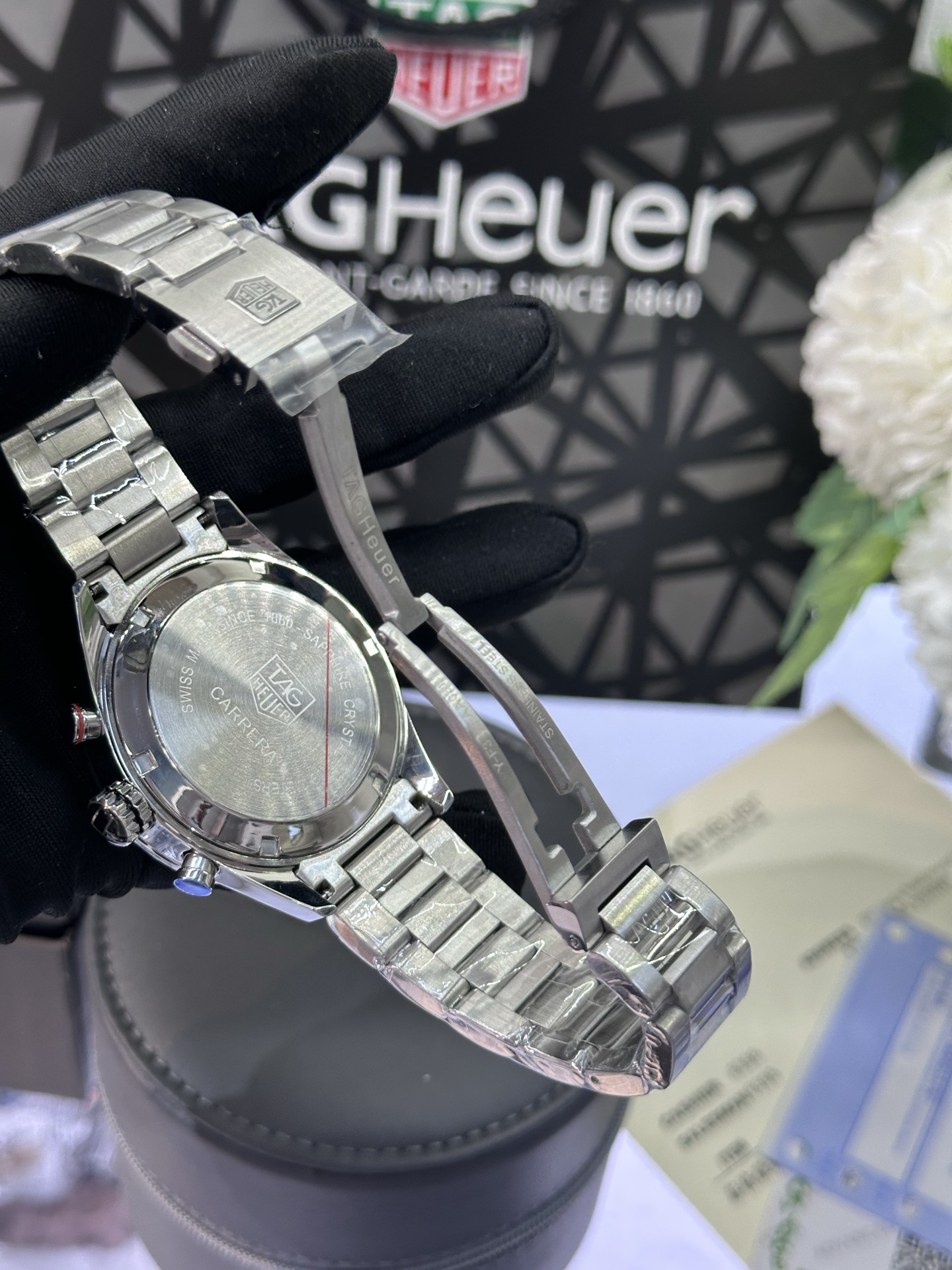 タグ・ホイヤー「TAG Heuer」クロノグラフ メンズウォッチ40MM