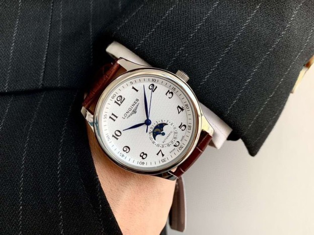ロンジン「Longines」マスターコレクション ムーンフェイズ メンズウォッチ40MM