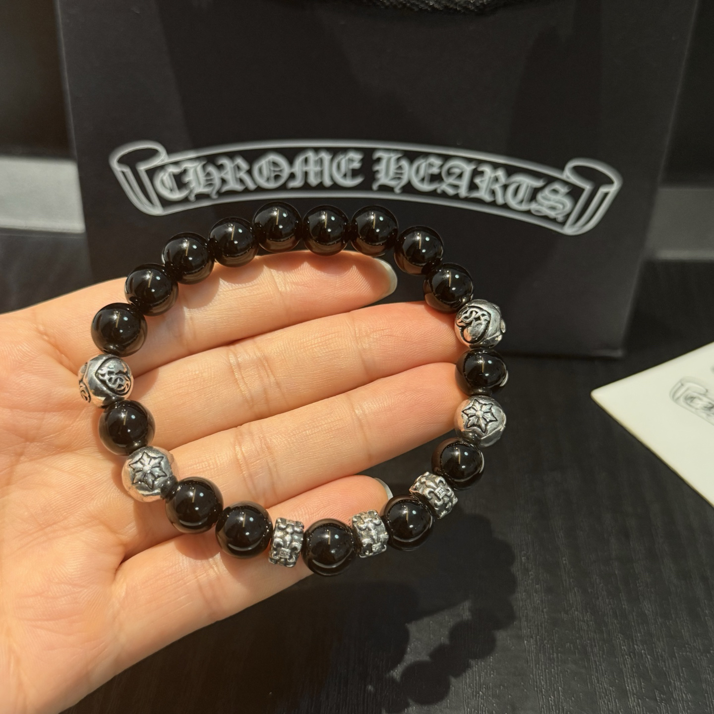 クロムハーツ「Chrome Hearts」ブレスレット - ヴィンテージ＆ロックテイスト ペア用