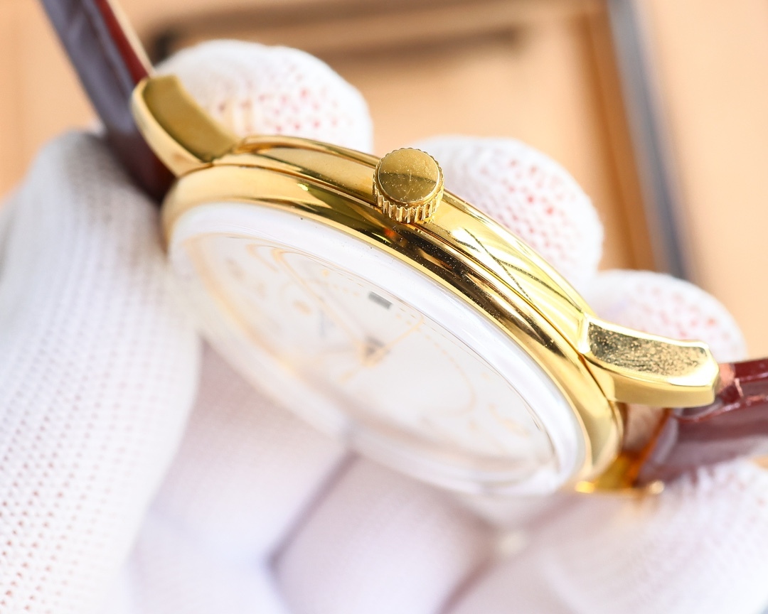 ヴァシュロン・コンスタンタン「Vacheron Constantin」アクリスタル ドーム型ガラス メンズウォッチ40MM