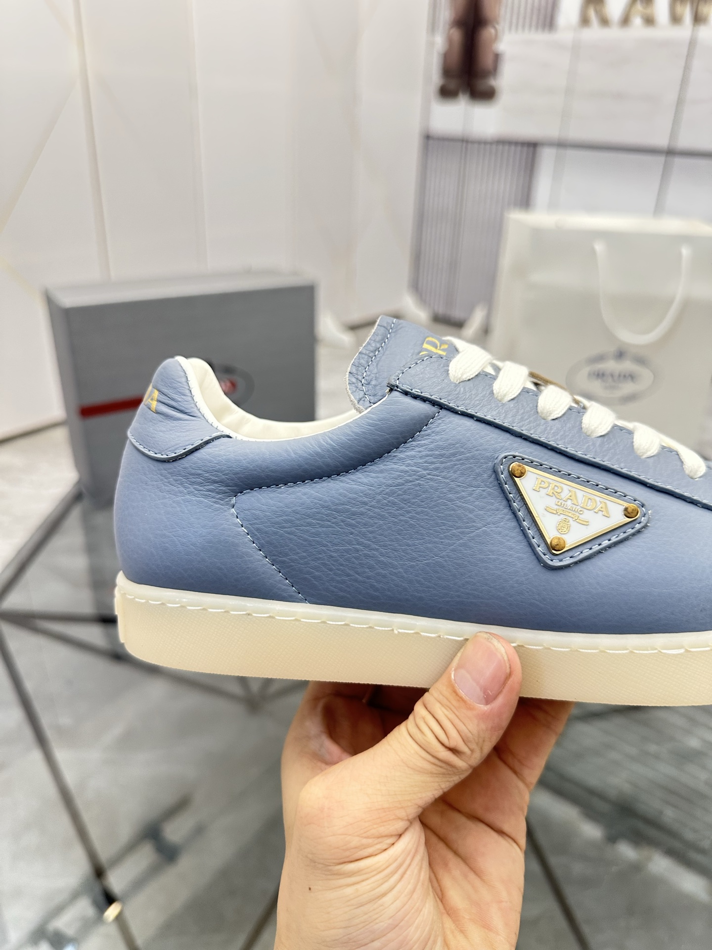 プラダ［Prada］ America's Cup レザースニーカー（ローカット）