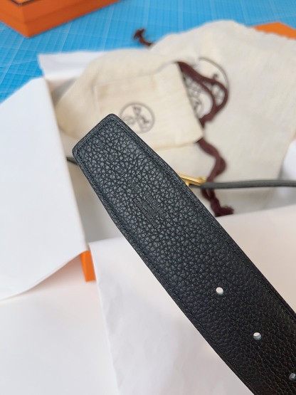 エルメス「Hermès」 ダブルフェイス トゴ革 ベルト100MM