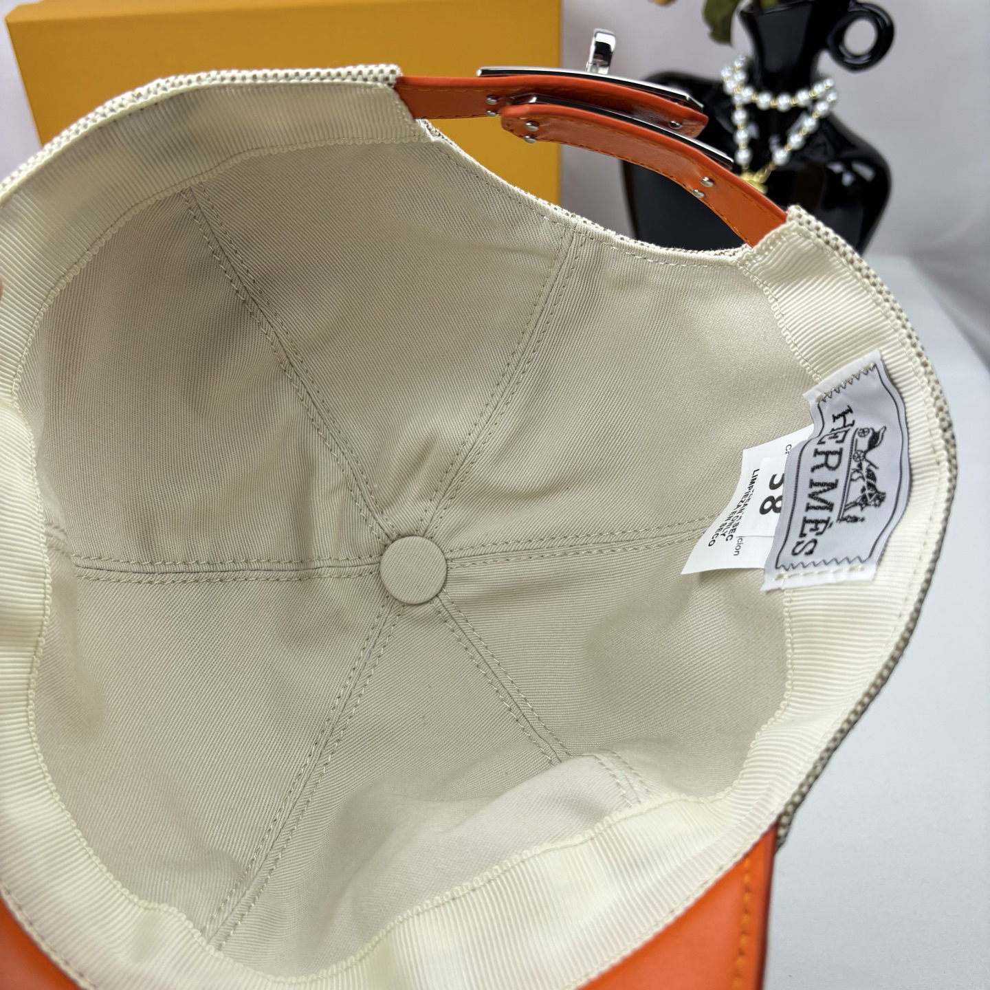 エルメス「Hermès」Tess Kelly Plein Air ストレッチHキャンバス キャップ