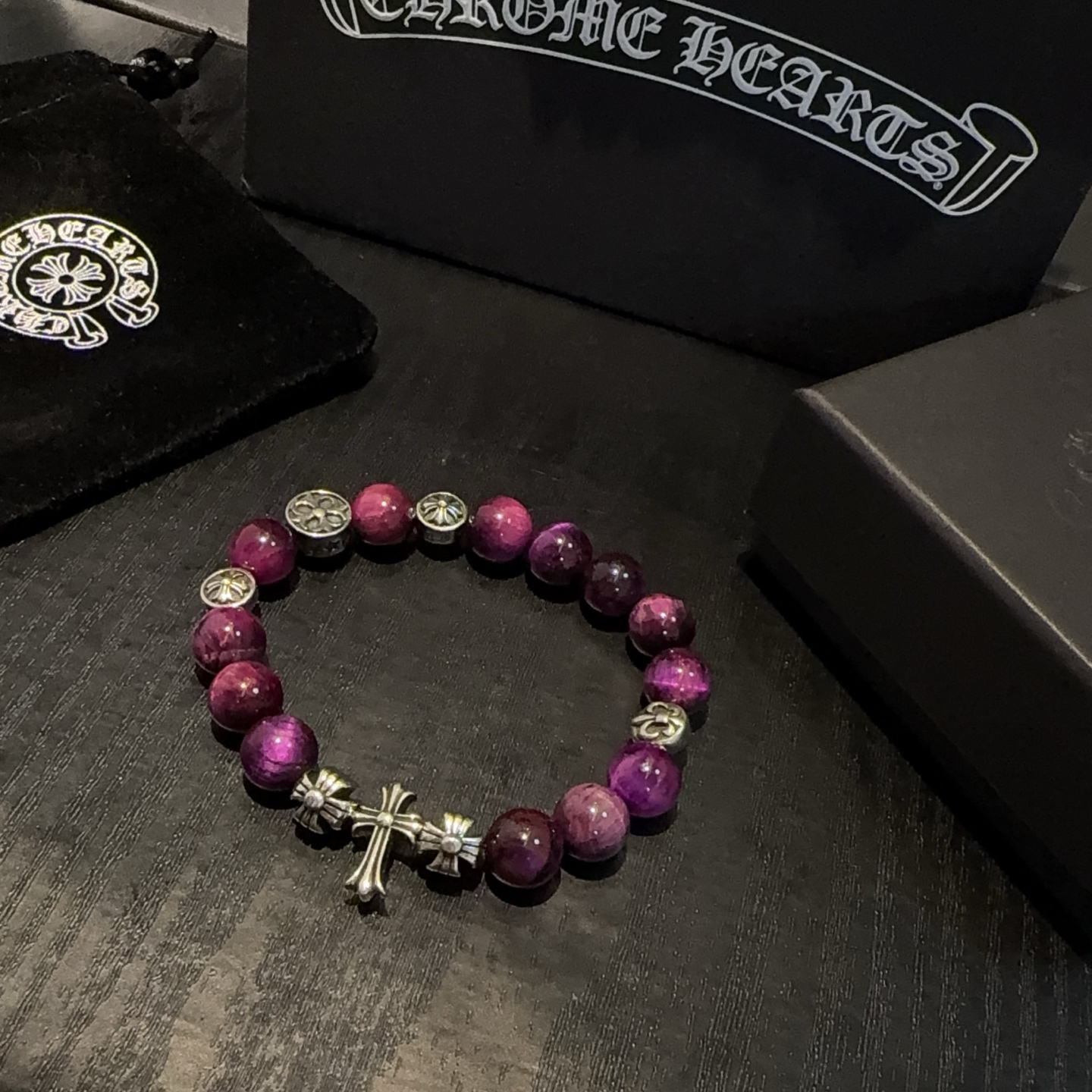 クロムハーツ「Chrome Hearts」ブレスレット - ヴィンテージ＆ロックテイスト ペア用