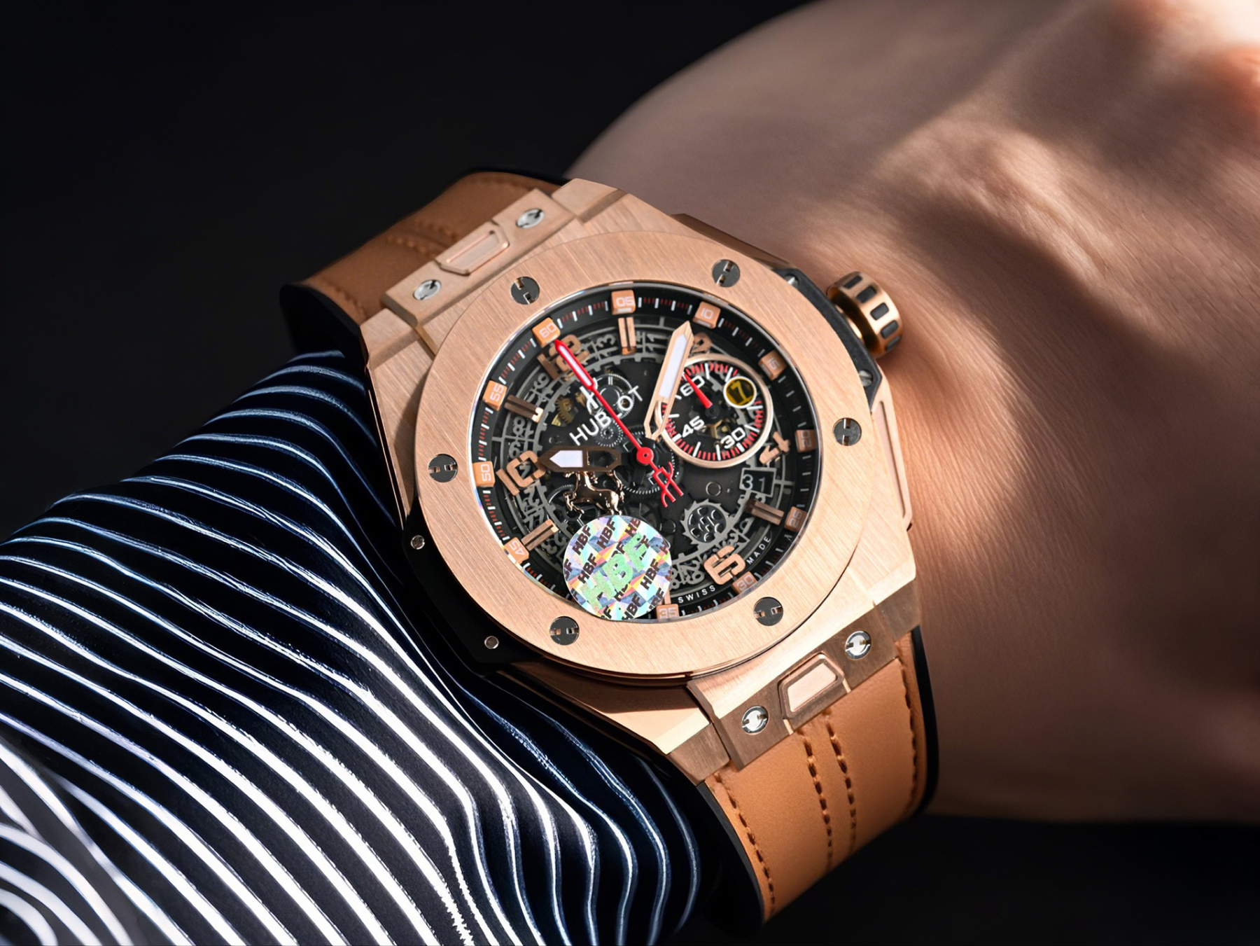 ウブロ「Hublot」ビッグバン ユニコ フラーリ クロノグラフ ウォッチ 45mm