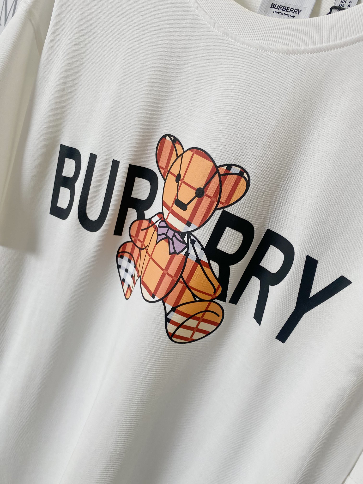 バーバリー「Burberry」ベア モノグラム プリント Tシャツ