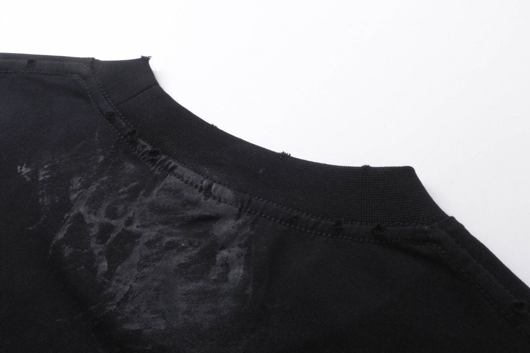 バレンシアガ「Balenciaga」2024 エッフェル塔グラデーション スプレーアートTシャツ
