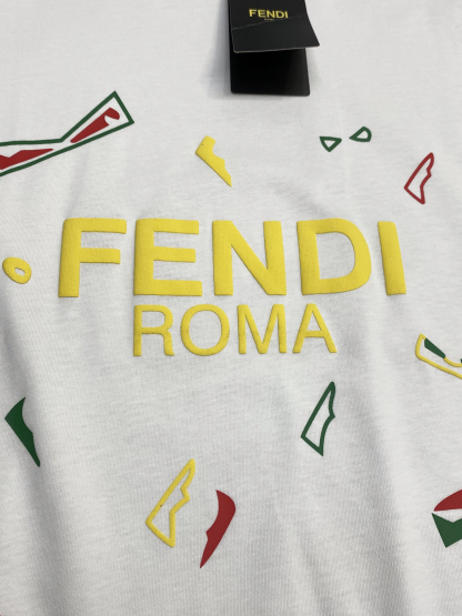 フェンディ「Fendi」2025SS エクスクルーシブ メンズ カジュアル ショートスリーブTシャツ