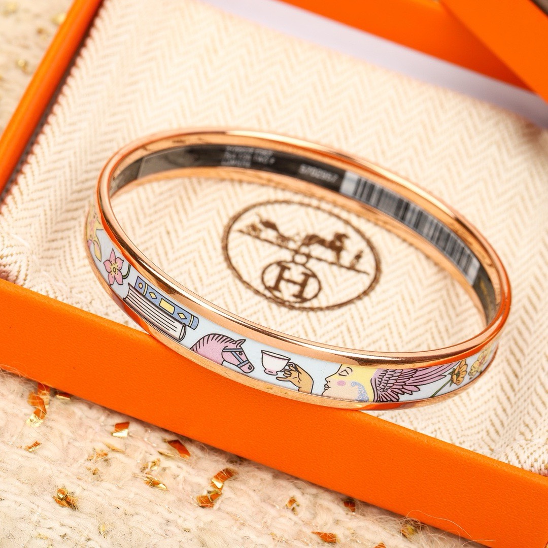 エルメス「Hermès」Tea for Two ラビット エナメル ブレスレット