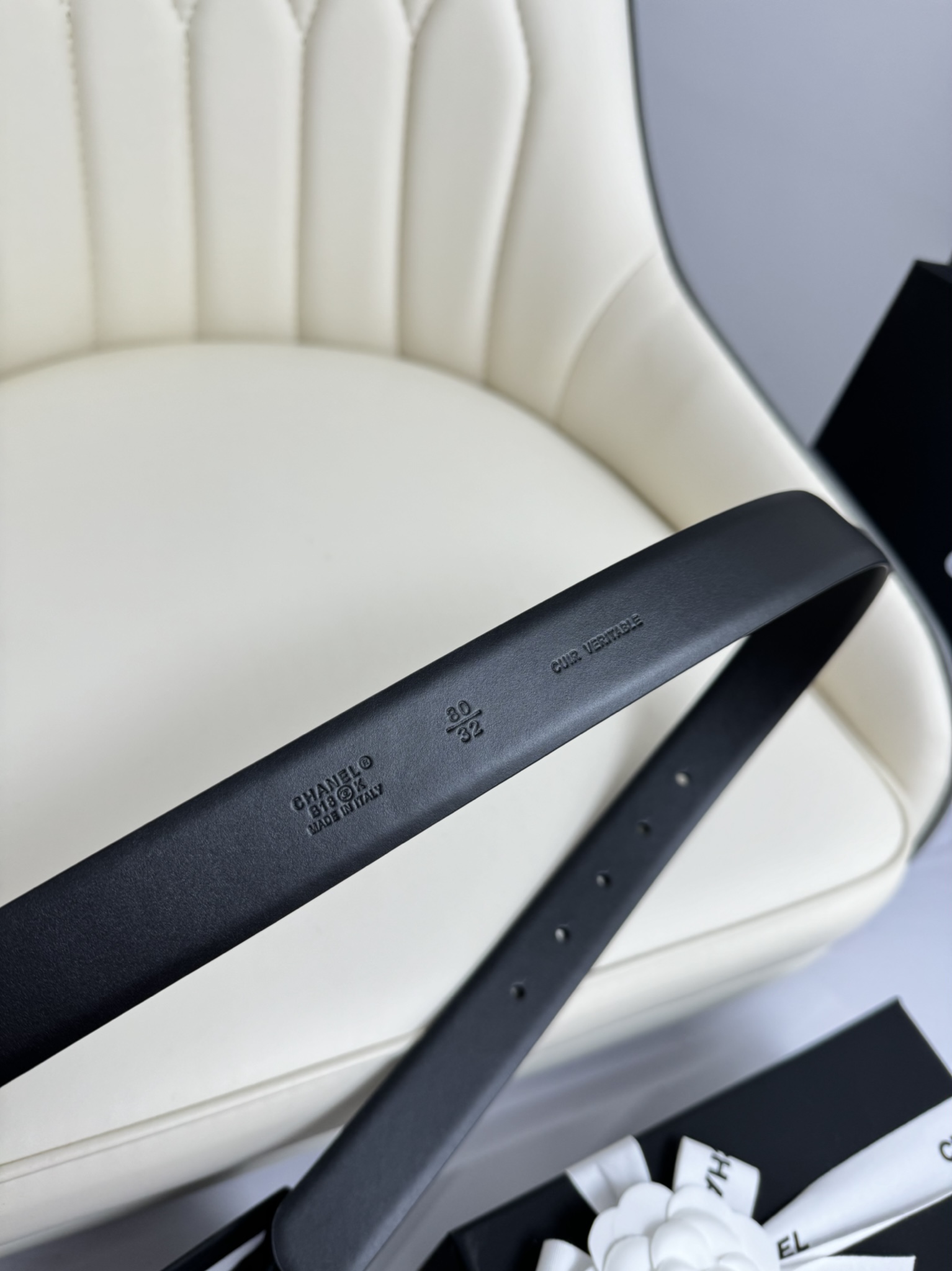 シャネル「Chanel」ダブルC クリスタルベルト ベルト100CM