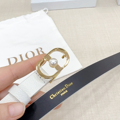 ディオール「Dior」Montaigne 2.0cm ダブルフェイスレザーベルト100CM