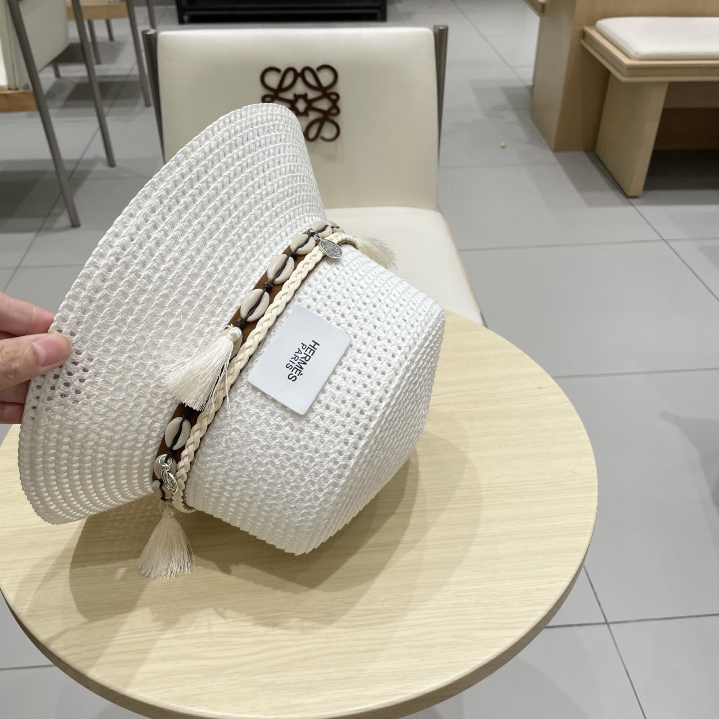 エルメス「Hermès」 Greta レースド パナマハット