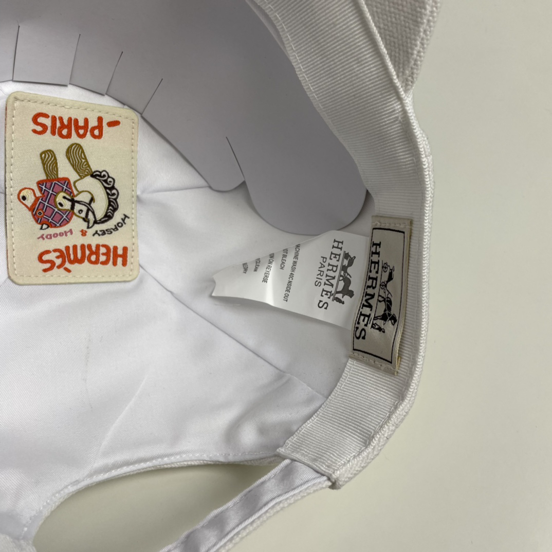 エルメス「Hermès」  Petit h 帆布キャップ