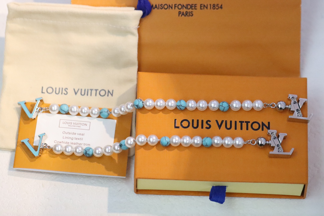 ルイ・ヴィトン「Louis Vuitton」ターコイズ ブレスレット