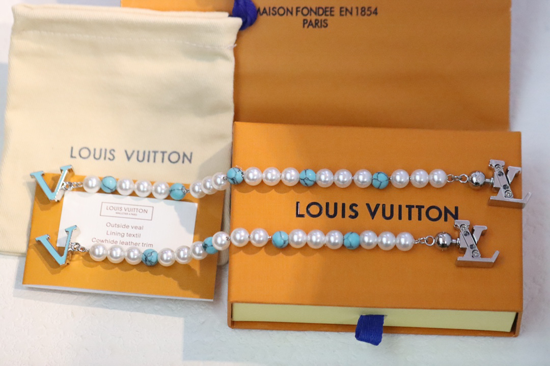 ルイ・ヴィトン「Louis Vuitton」ターコイズ ブレスレット