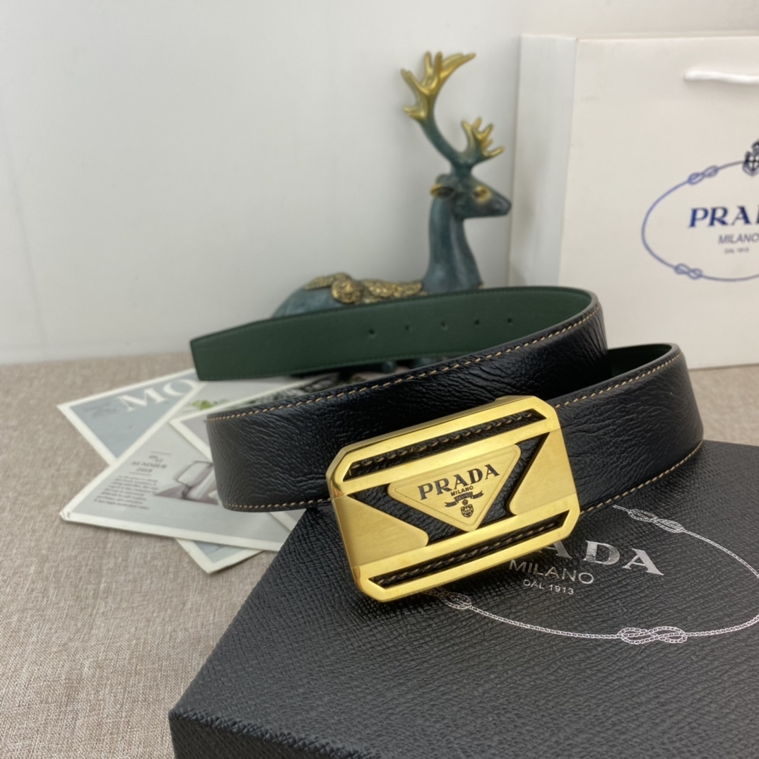 プラダ「Prada」スペシャルレザー ベルトコレクション100CM