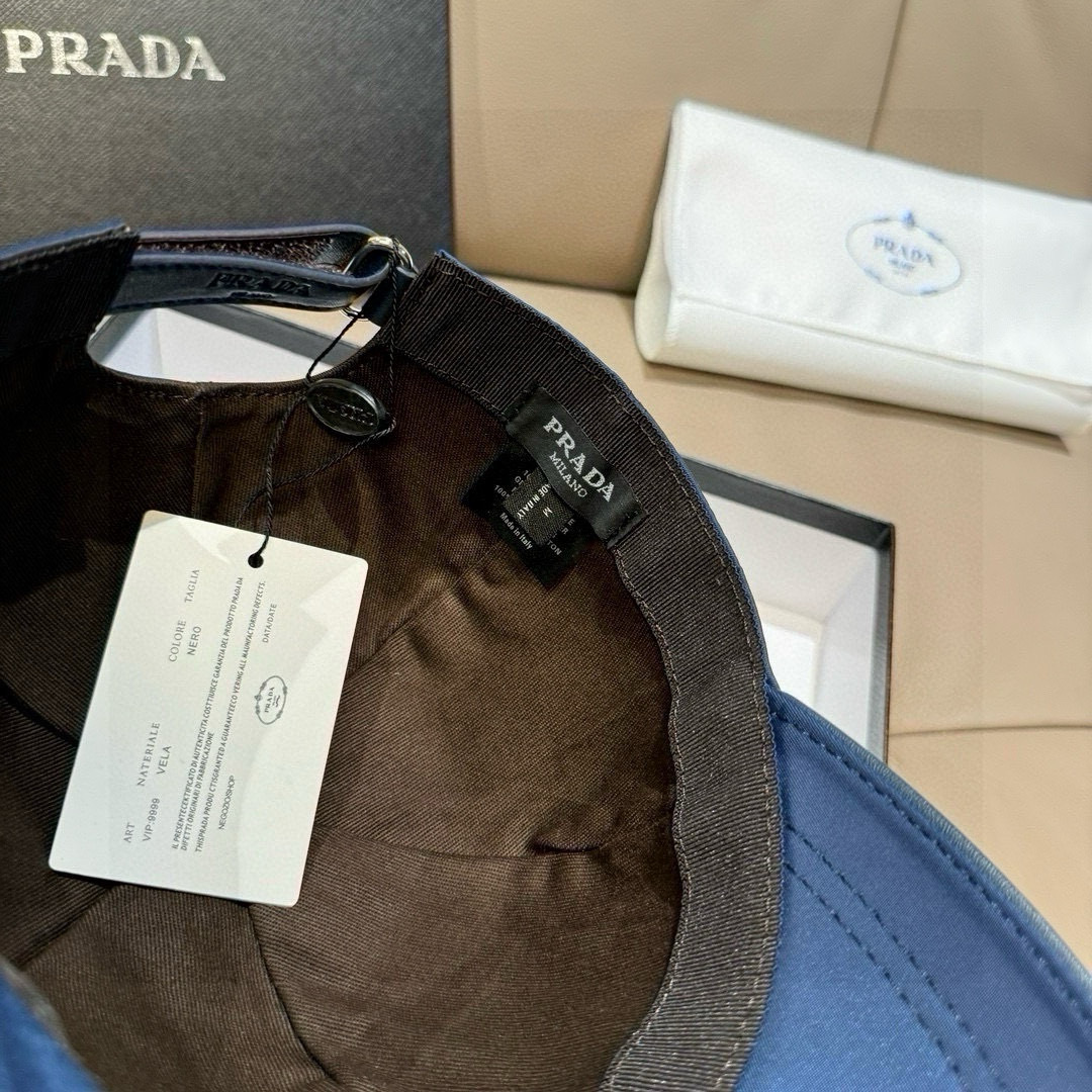 プラダ「Prada」Re-Nylon Baseball Cap