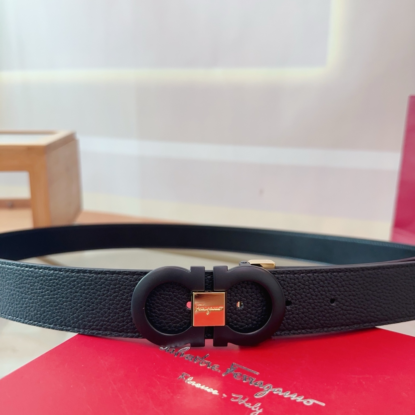 フェラガモ「Ferragamo」 ダブルフェイス ガンチーニ ベルト