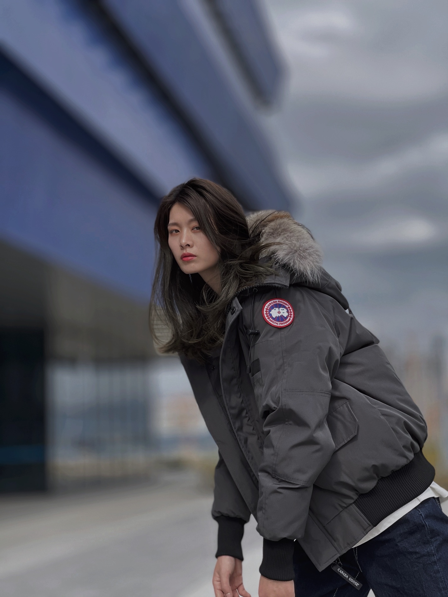 カナダグース「Canada Goose」フライトジャケット ダウンコート