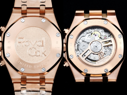 オーデマ ピゲ「Audemars Piguet」 Royal Oak ローズゴールド コーヒーダイアル 腕時計41cm