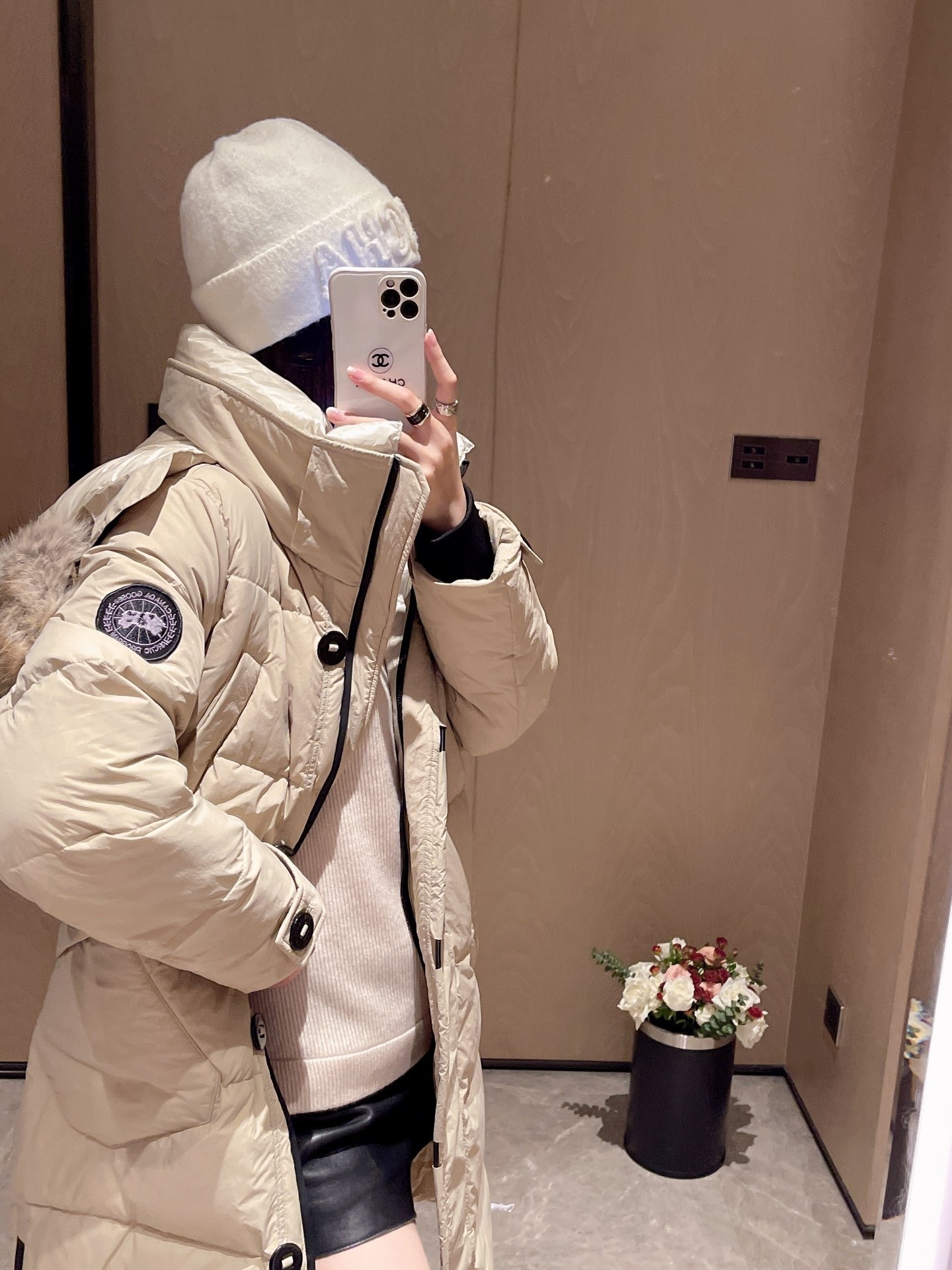 カナダグース「Canada Goose」シベリアンコヨーテファー ダウンコート