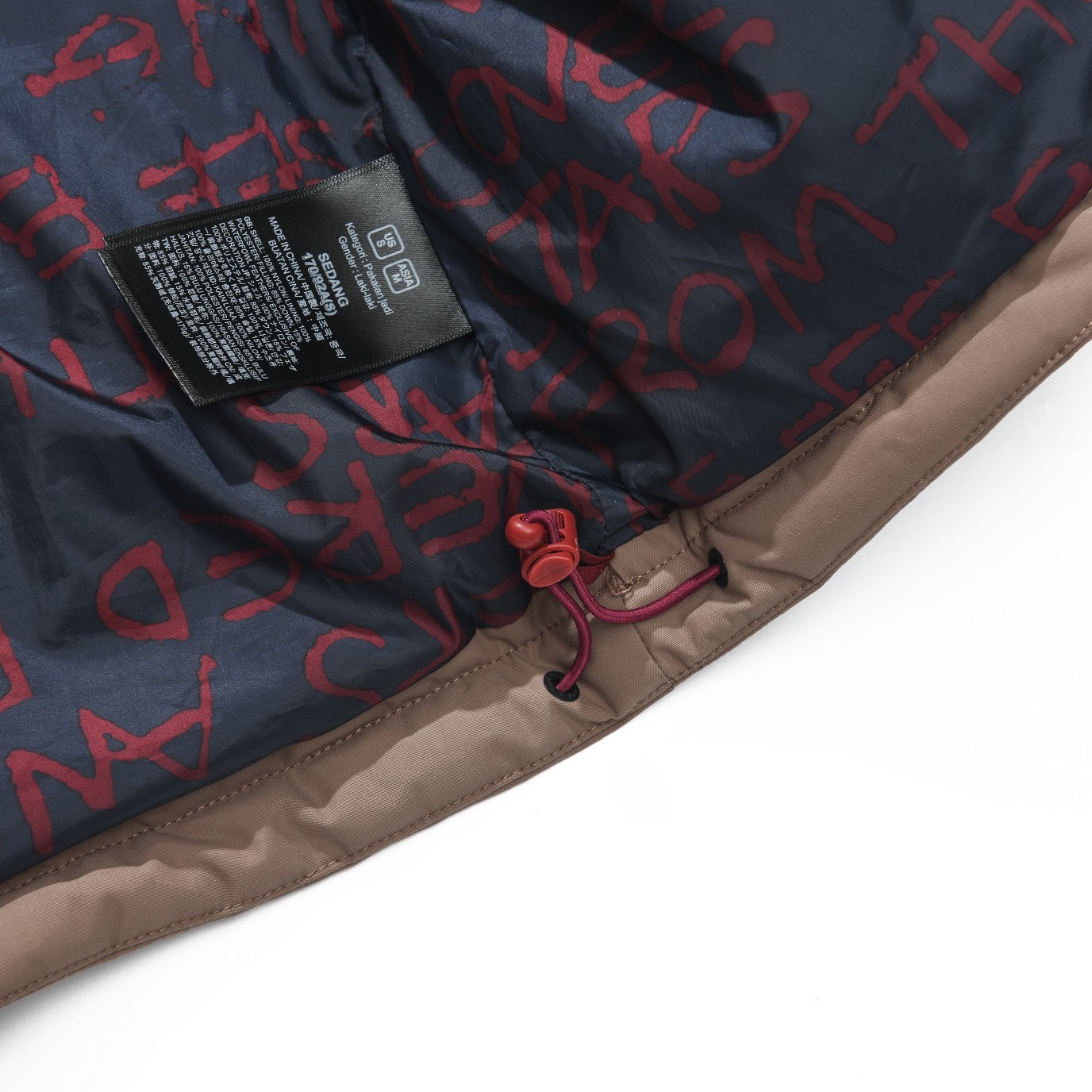 ザ・ノースフェイス「The North Face」UE ブラックレーベル プリント ダウンパーカー