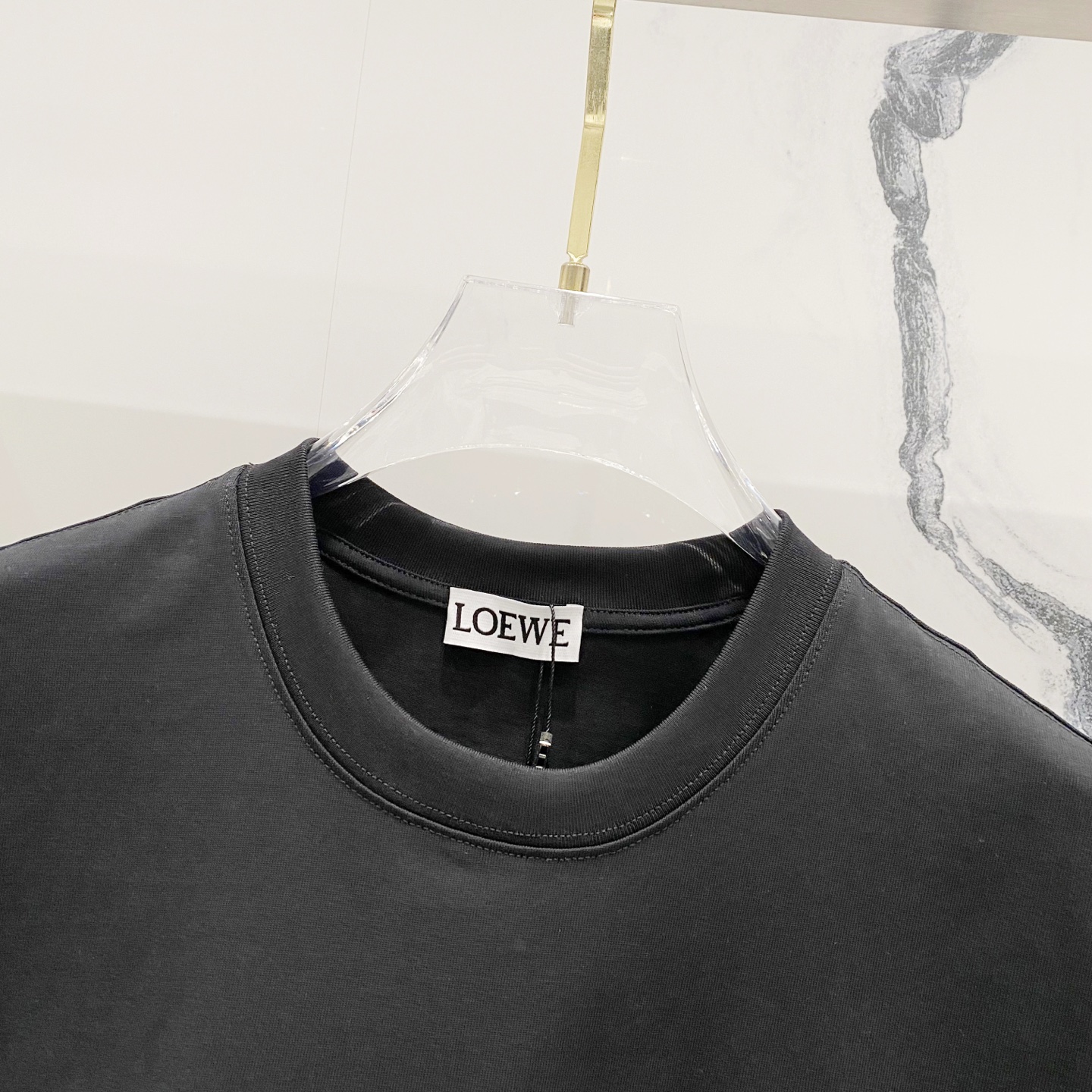 ロエベ「Loewe」パケット&カラーリング刺繍ロゴ半袖Tシャツ