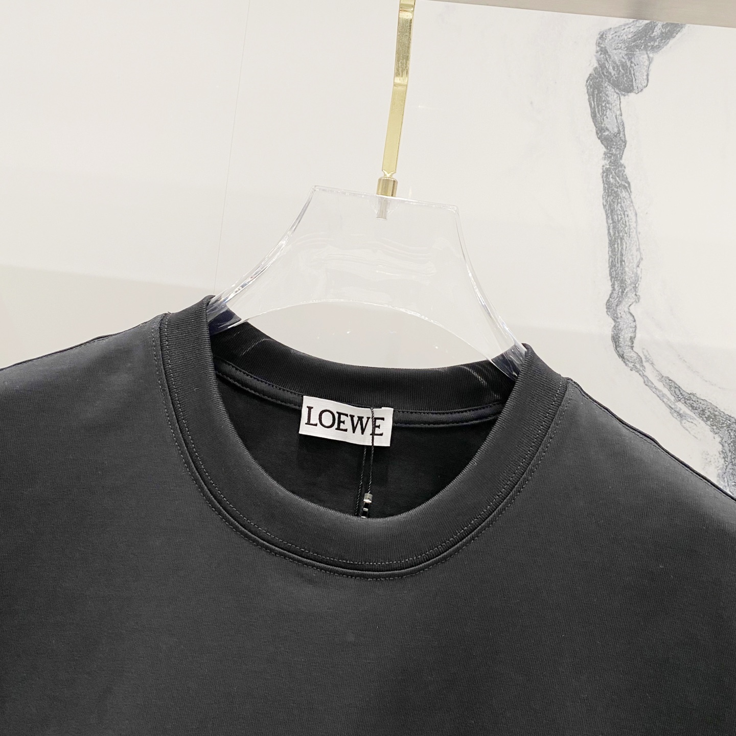 ロエベ「Loewe」パケット&カラーリング刺繍ロゴ半袖Tシャツ